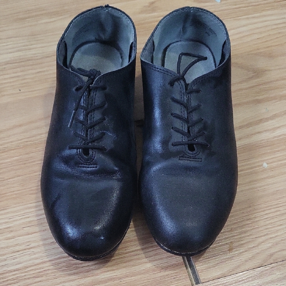 Black Leather Dance Shoes